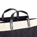 Market Bag in Black Peony by Amy Logsdon