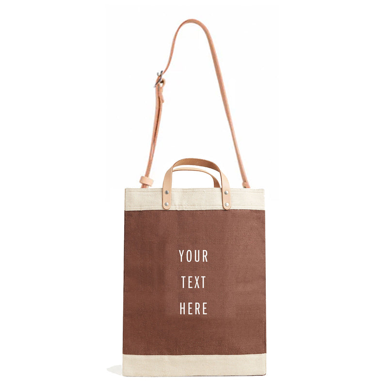 Market Bag in Mustang with Strap