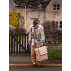 Mahjong Collection: Market Tote in Natural