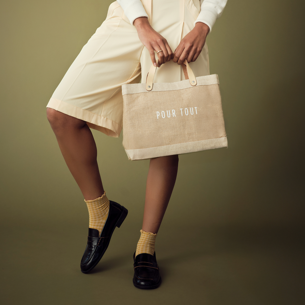 Petite Market Bag in Natural