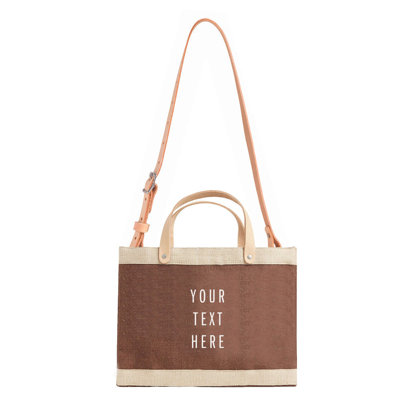 Petite Market Bag in Mustang with Strap
