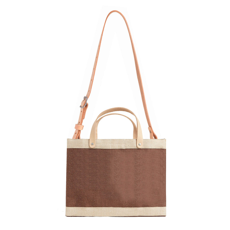 Petite Market Bag in Mustang with Strap