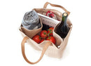 Wine Tote in Natural