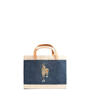 🎨 Custom Equestrian Portrait Petite Bag in Navy for AWHC