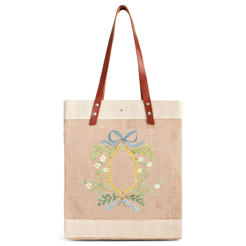 Market Tote in Natural Crest by Amy Logsdon