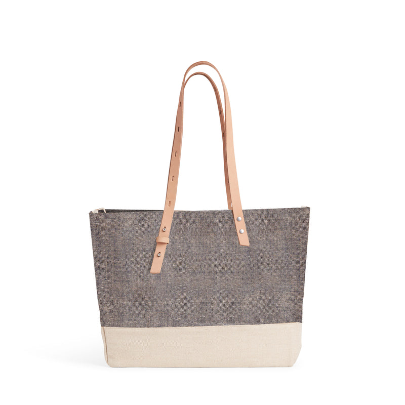 Shoulder Market Bag in Chambray