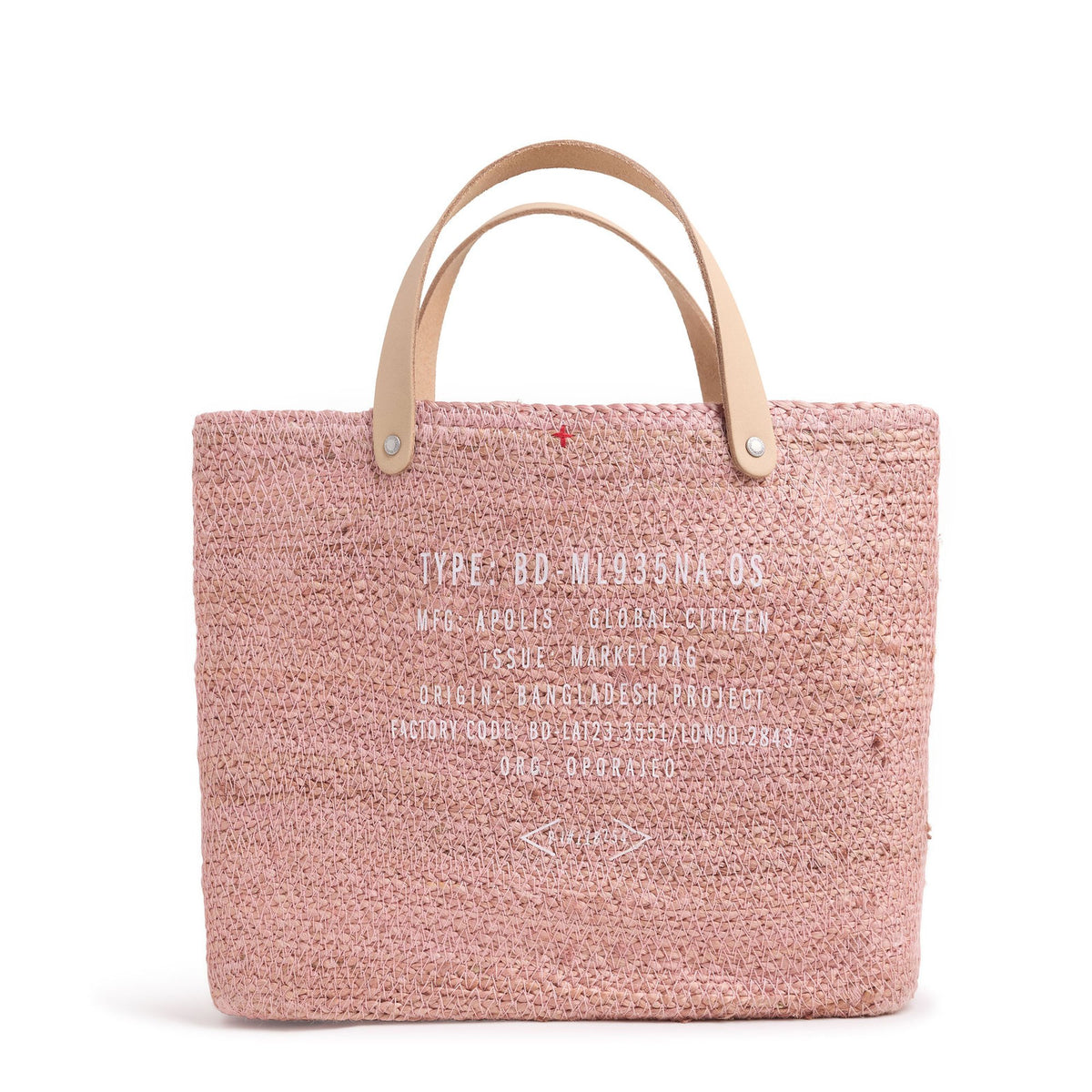 Grass Petite Market Bag in Blush