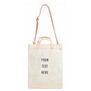 Market Bag in Dove with Strap