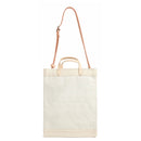 Market Bag in Dove with Strap