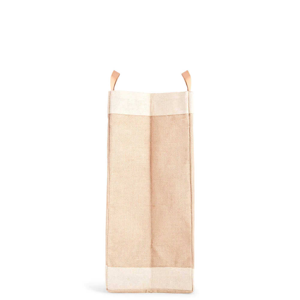 Market Bag in Natural Flower Stand by Amy Logsdon