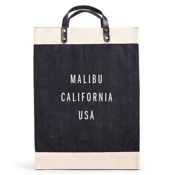 Market Bag in Black for L.A. “MALIBU”