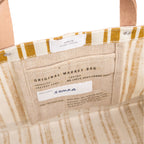 Petite Market Bag in Gold Stripe
