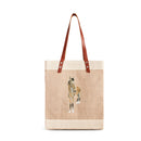 🎨 Custom Equestrian Portrait Market Tote in Natural for AWHC