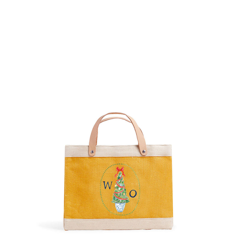 Petite Market Bag in Gold Holiday by Amy Logsdon