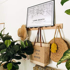 Mahjong Collection: Market Tote in Natural