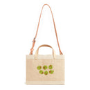 Petite Market Bag with Beaded Olives with Strap