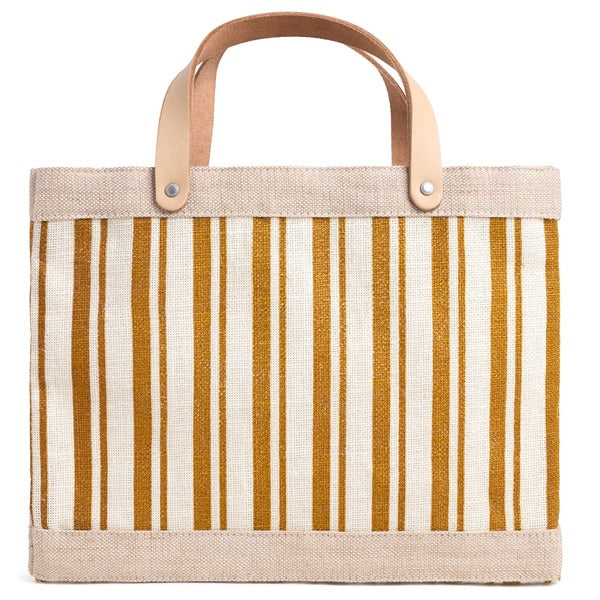 Petite Market Bag in Gold Stripe Occasion