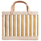 Petite Market Bag in Gold Stripe Occasion