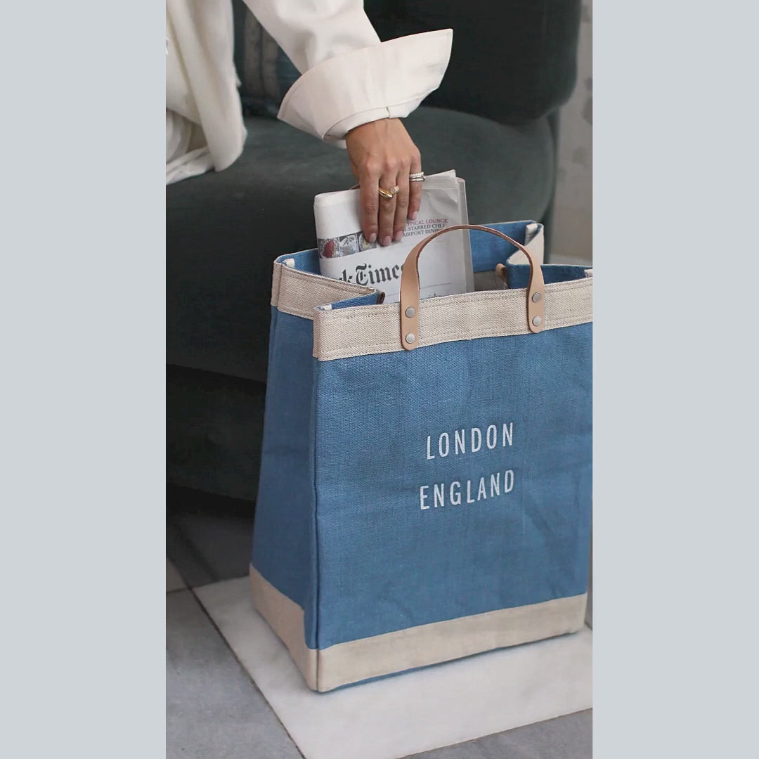 Market Bag in Parisian Blue