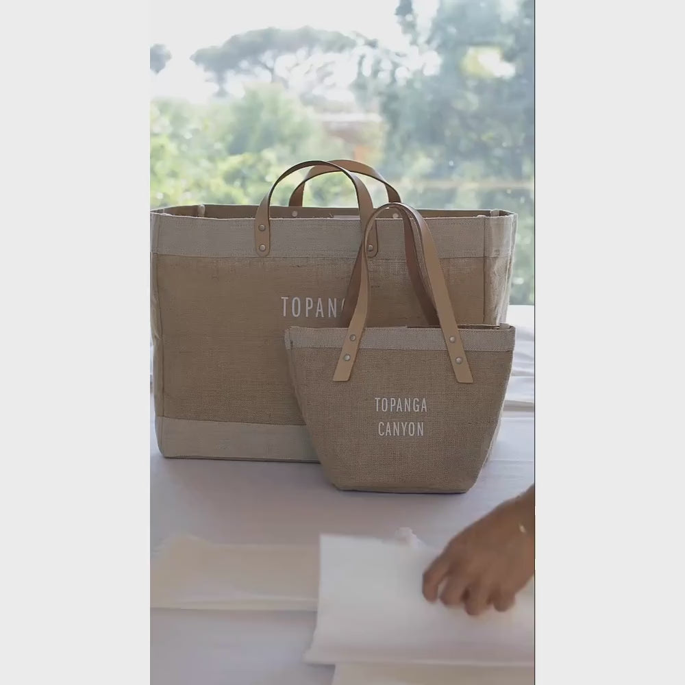 Petite Bucket Bag in Natural