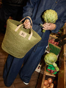 Grass Bucket Bag in Avocado | Ships: July 15