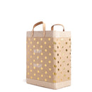 Market Bag in Gold Polka Dot