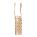 Market Tote in Gold Polka Dot with Monogram