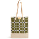 Wine Tote in Chenille Window Sage