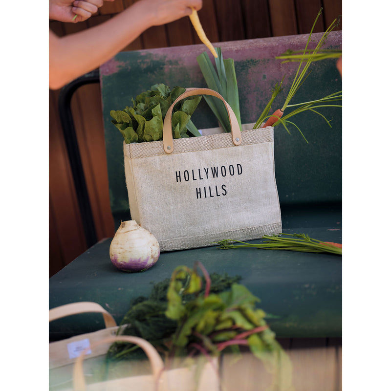 Petite Market Bag in Oat with Strap