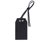 Personalized Leather Gift Tag Note in Black
