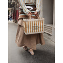 Petite Market Bag in Gold Stripe Large Monogram