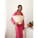 Grass Bucket Bag in Natural | Ships: July 15