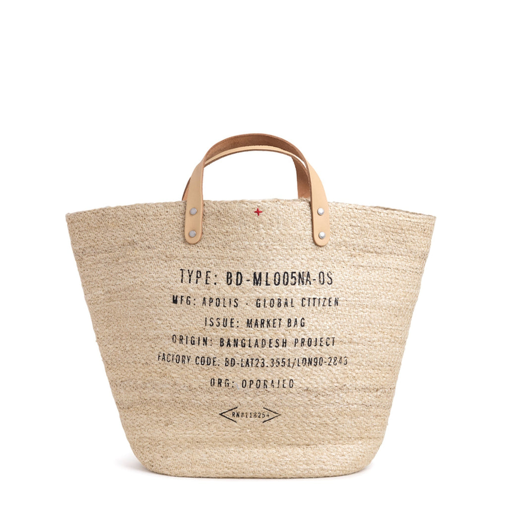 Grass Bucket Bag in Natural