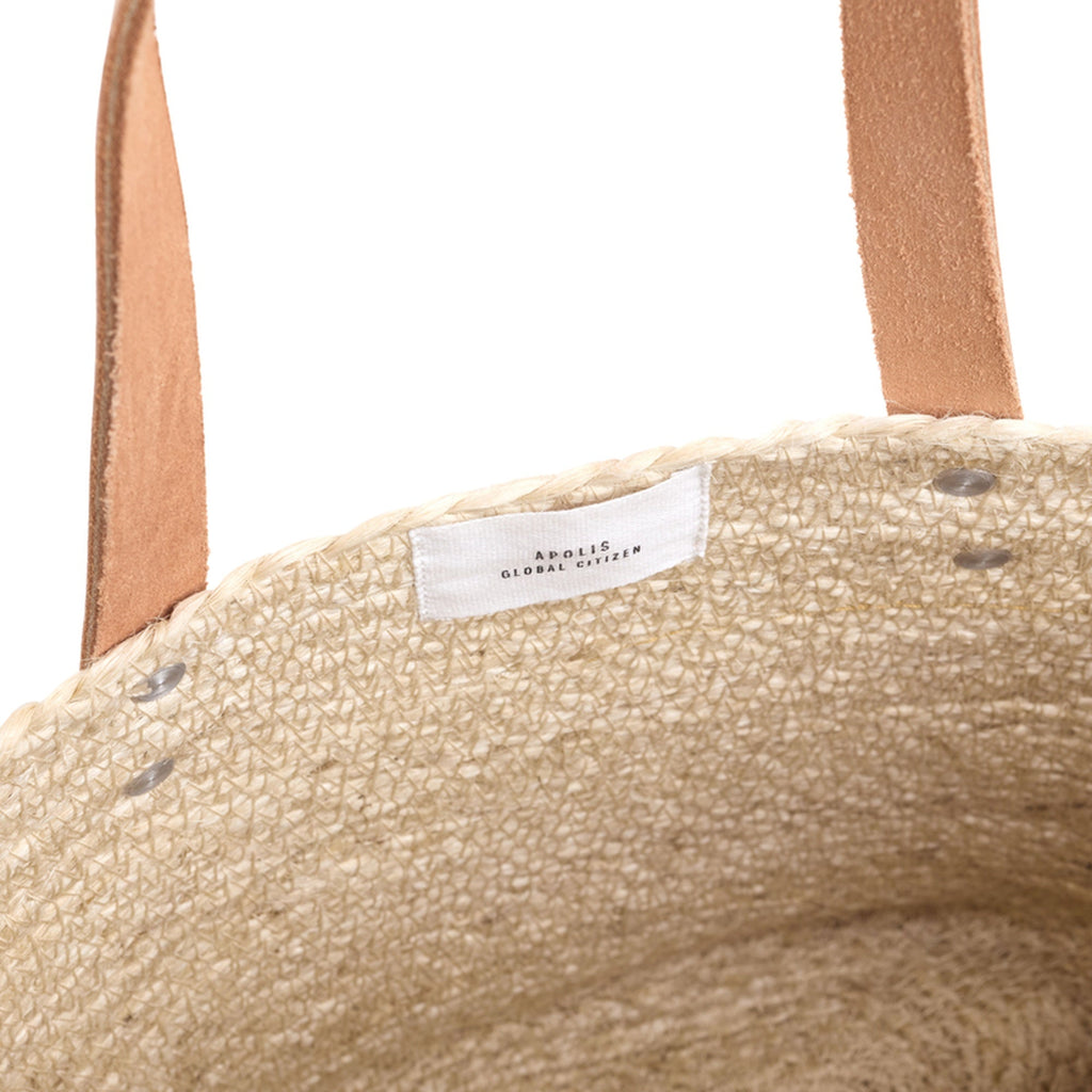 Grass Petite Bucket Bag in Natural
