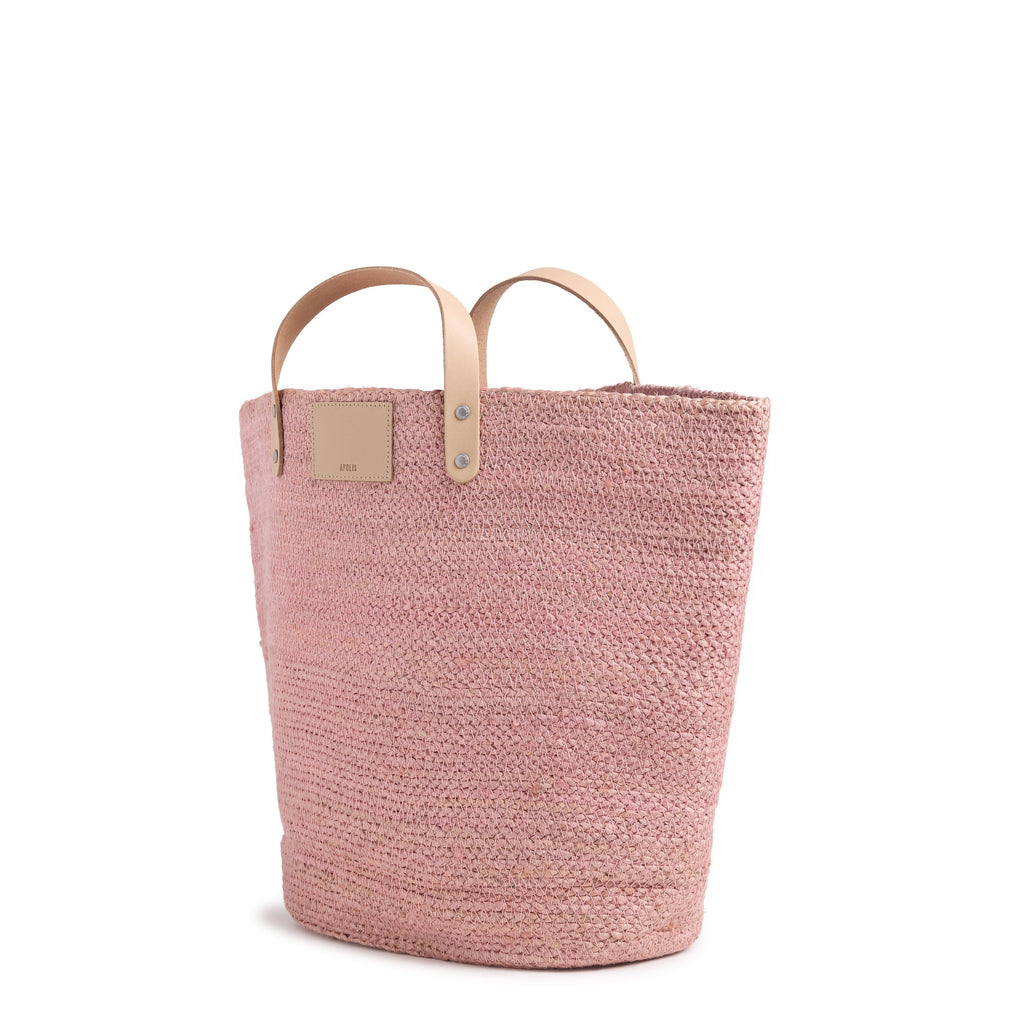 Grass Bucket Bag in Blush