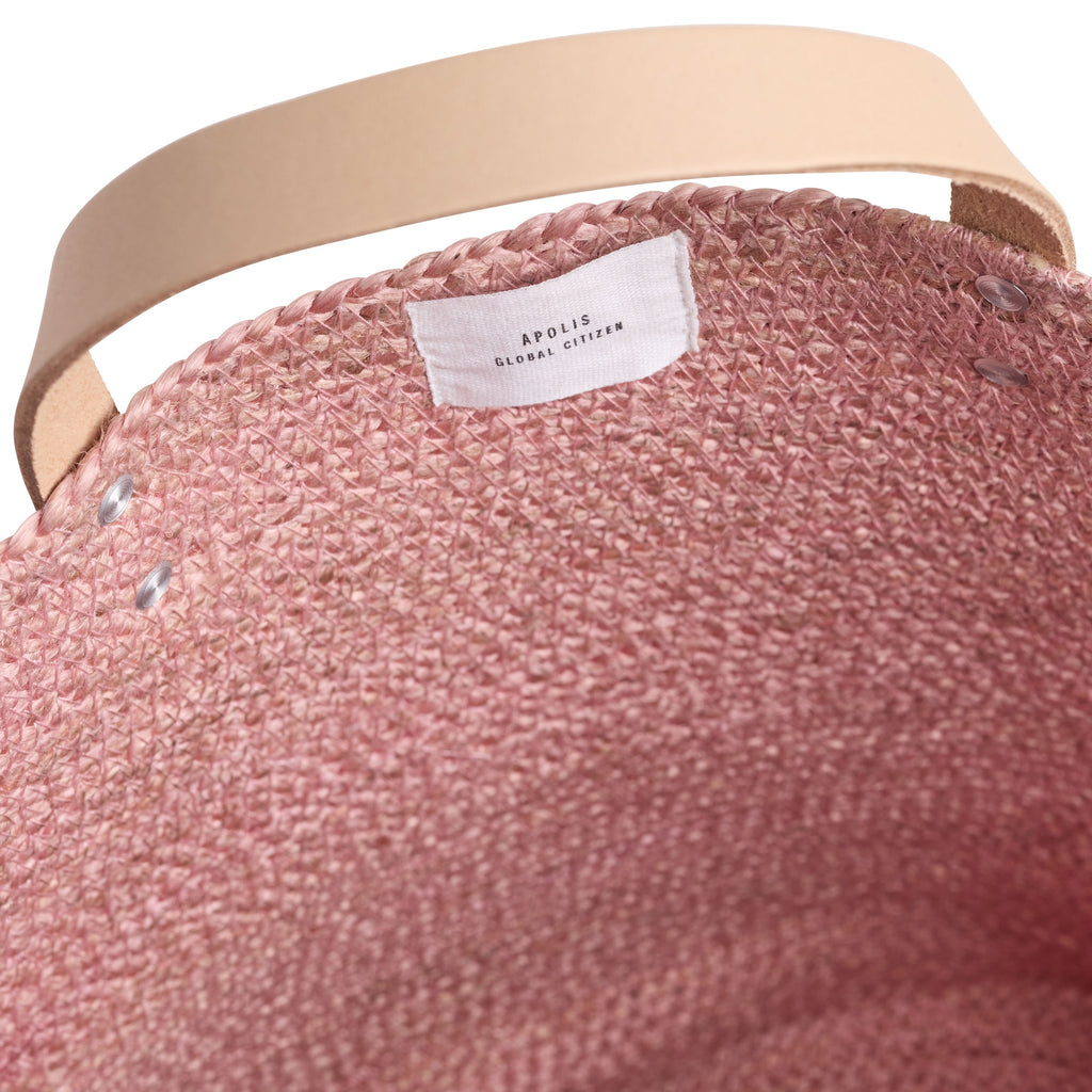 Grass Bucket Bag in Blush