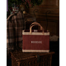 Petite Market Bag in Cranberry with Strap