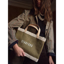 Petite Market Bag in Rosemary with Strap