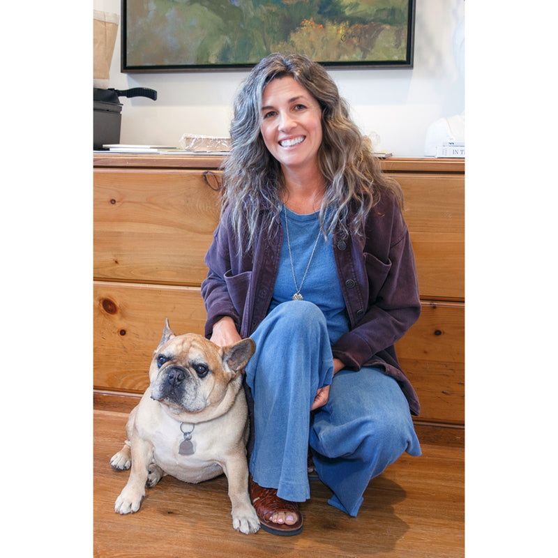 Petite Market Bag in Natural Shiba Inu by Amy Logsdon