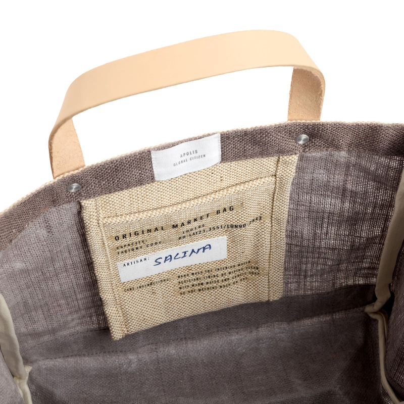 Petite Market Bag in Deep Taupe