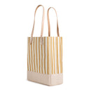 Wine Tote in Gold Stripe | Ships June 15
