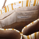 Wine Tote in Gold Stripe | Ships June 15