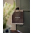 Market Bag in Deep Taupe with Strap