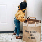 Market Bag - Between the Handle Text