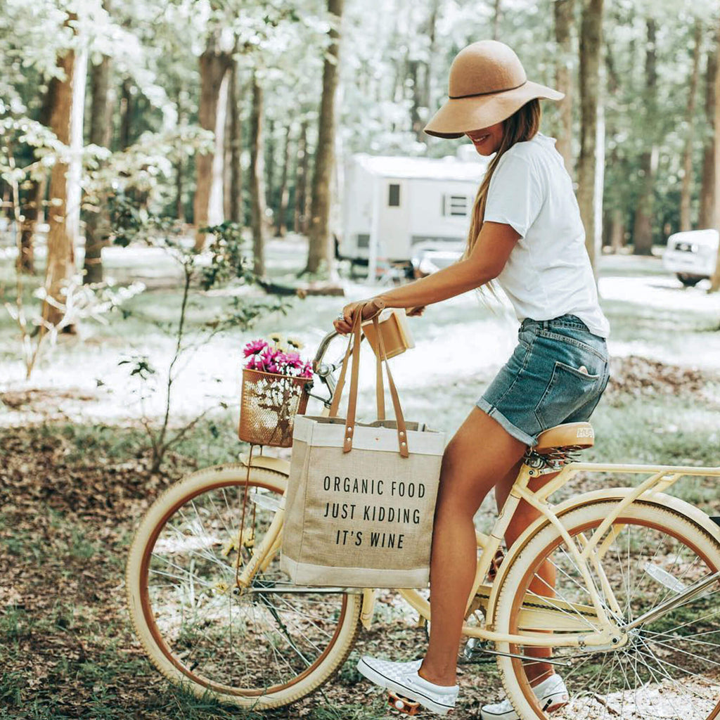Mahjong Collection: Market Tote in Natural