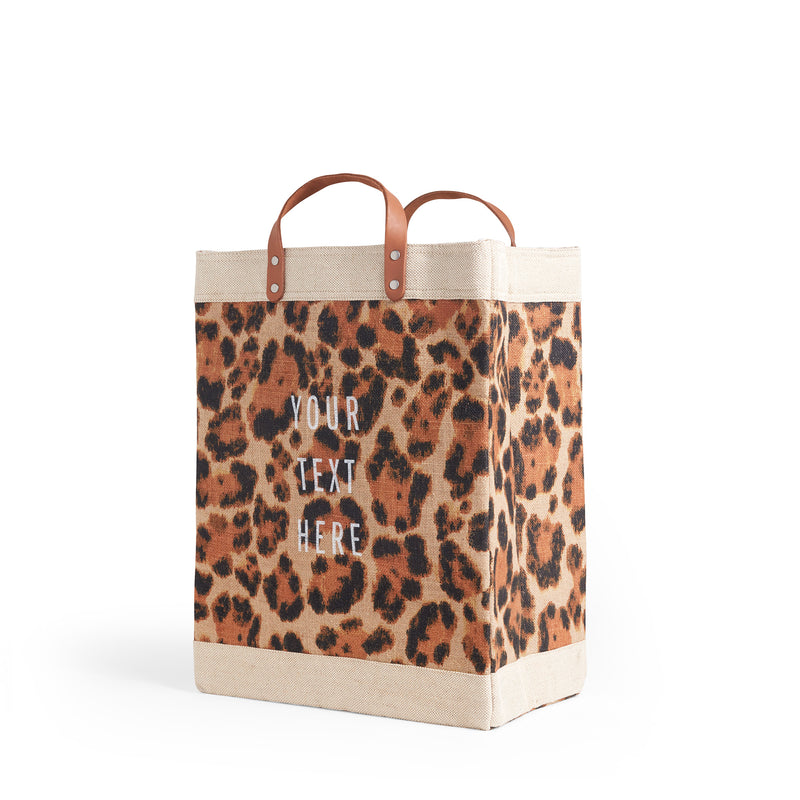 Market Bag in Cheetah Print