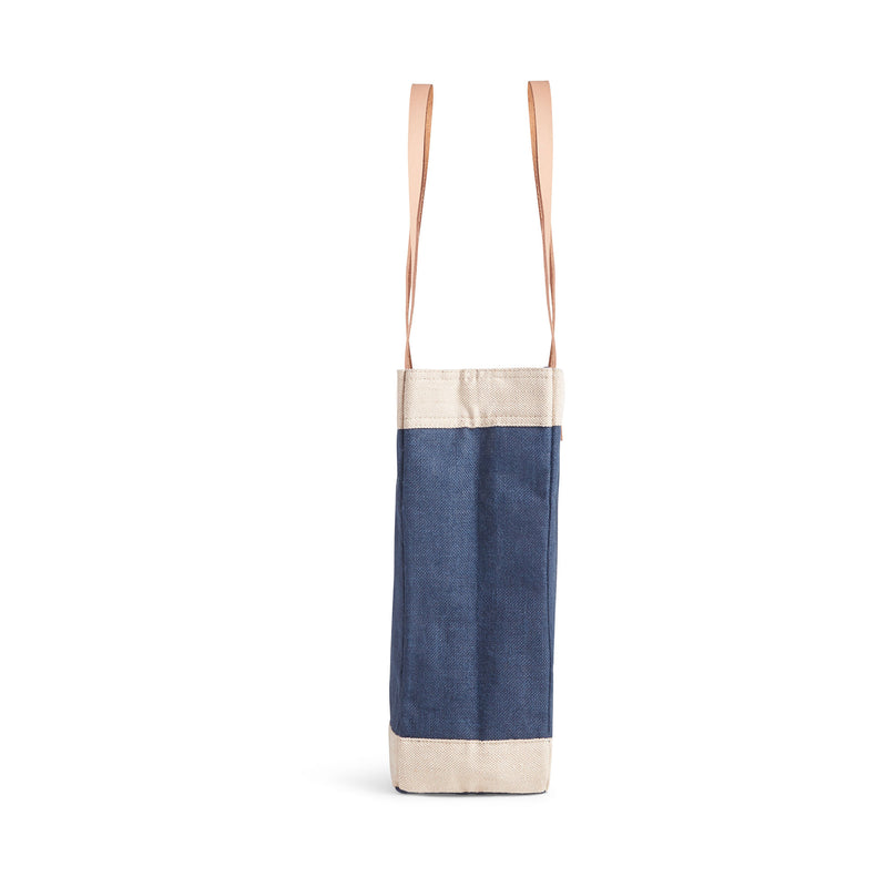 Market Tote in Navy with Monogram