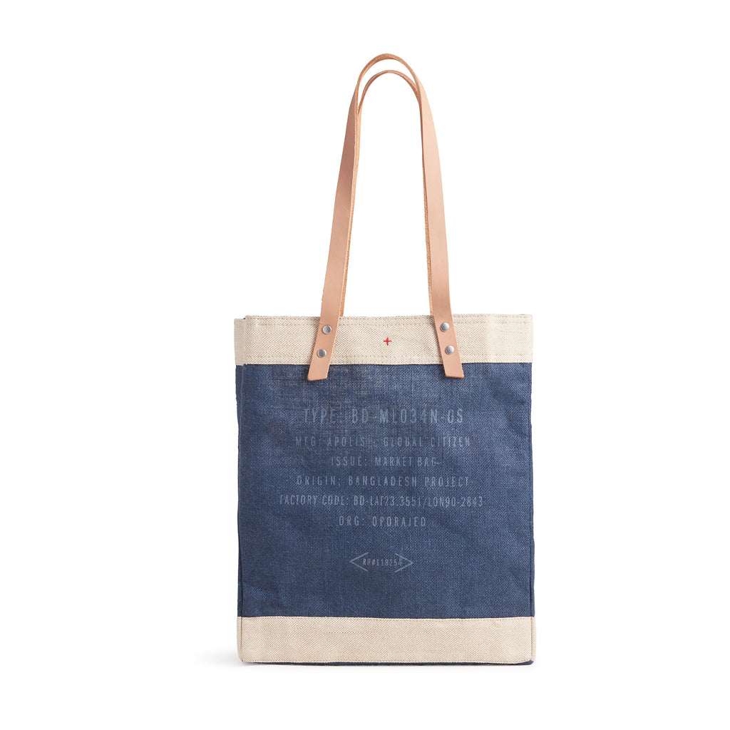 Market Tote in Navy