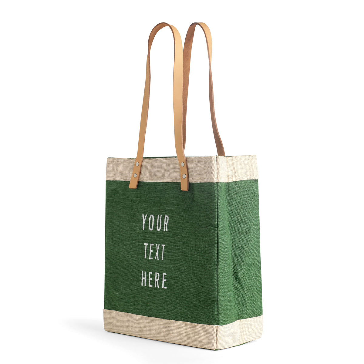 Market Tote in Field Green
