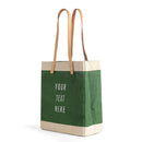 Market Tote in Field Green